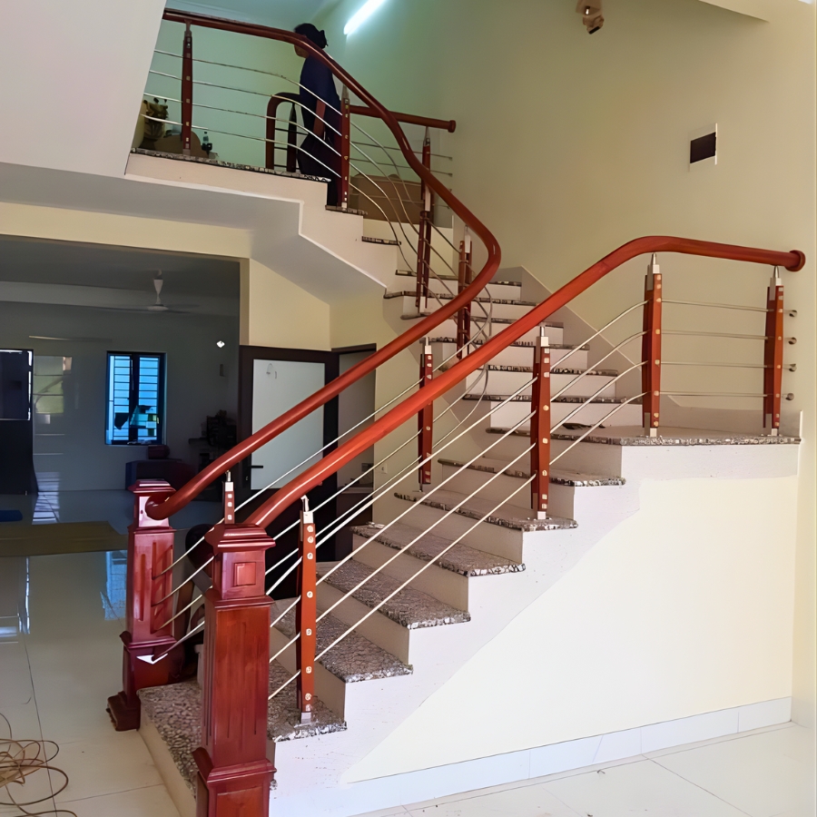 cầu thang inox nvp03