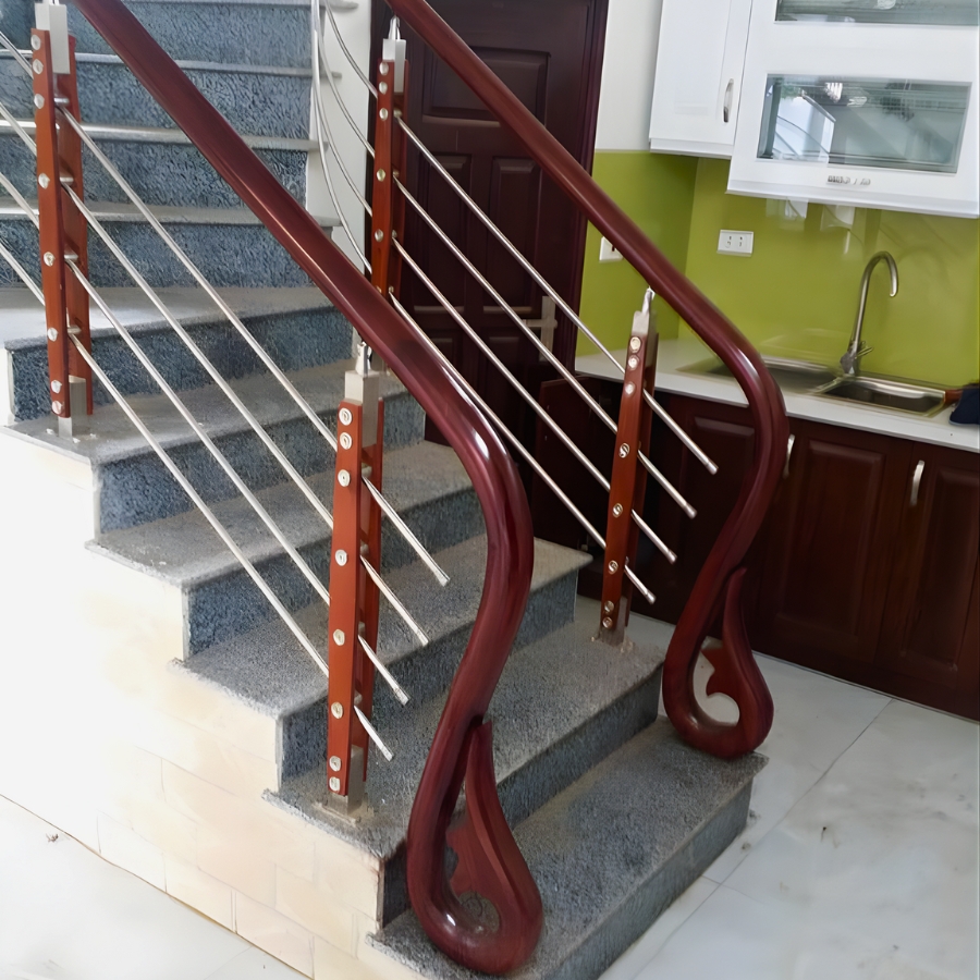 cầu thang inox nvp03