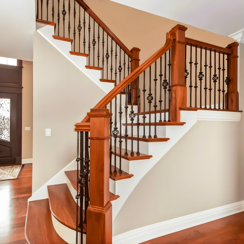 cầu thang sắt mỹ thuật nvp03