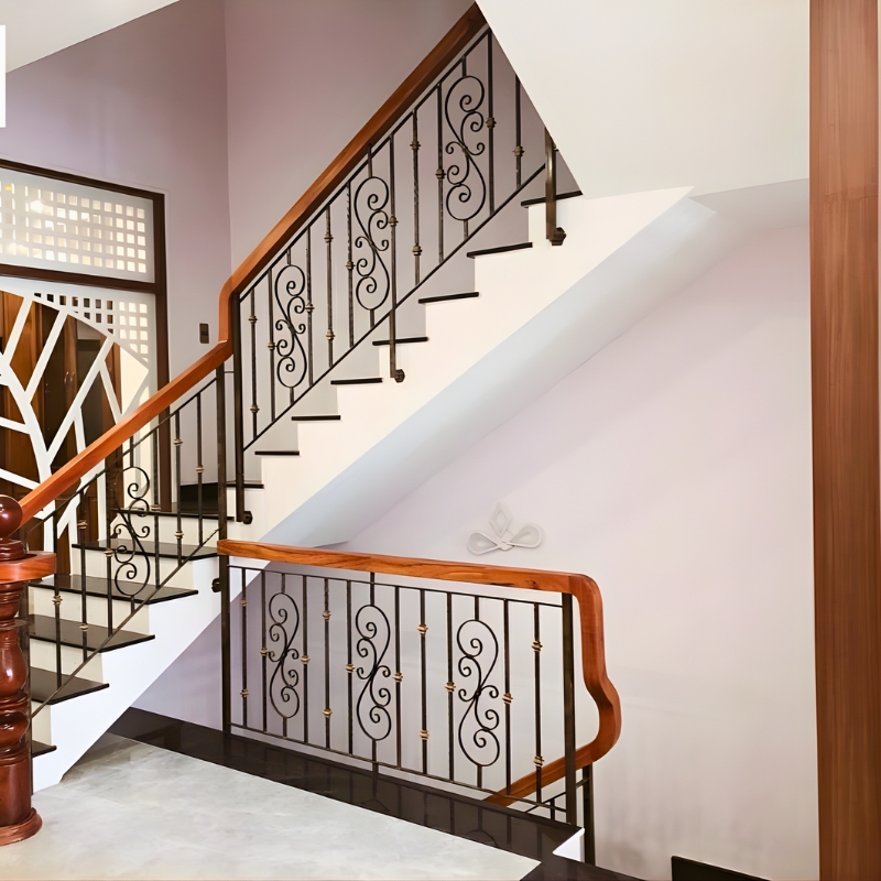 cầu thang sắt mỹ thuật nvp03