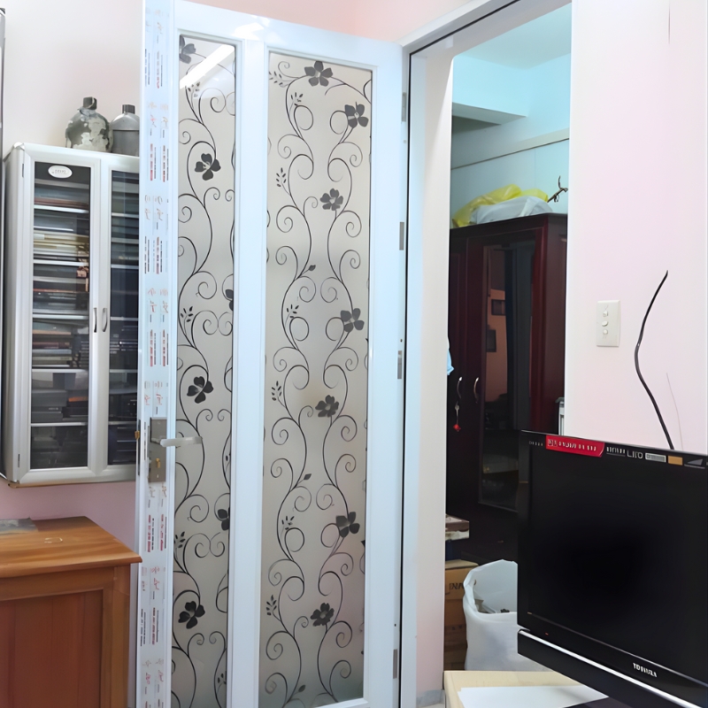 cửa nhôm kính 1 cánh nvp02