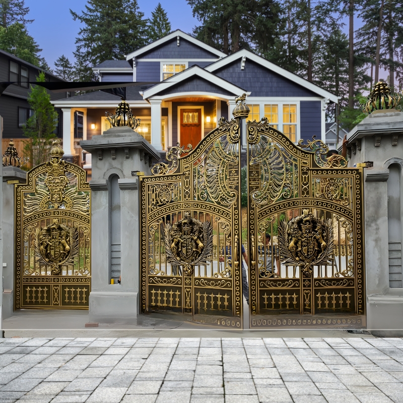 Cửa cổng sắt mỹ thuật NVP-03