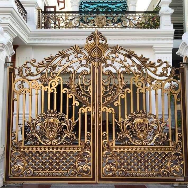 Cửa cổng sắt mỹ thuật NVP-03