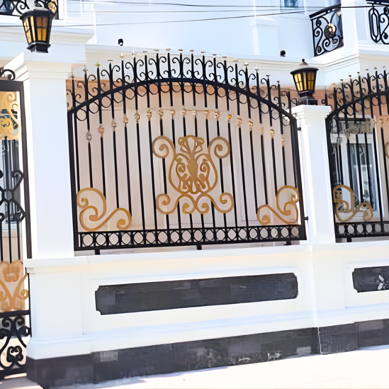 hàng rào sắt mỹ thuật 01