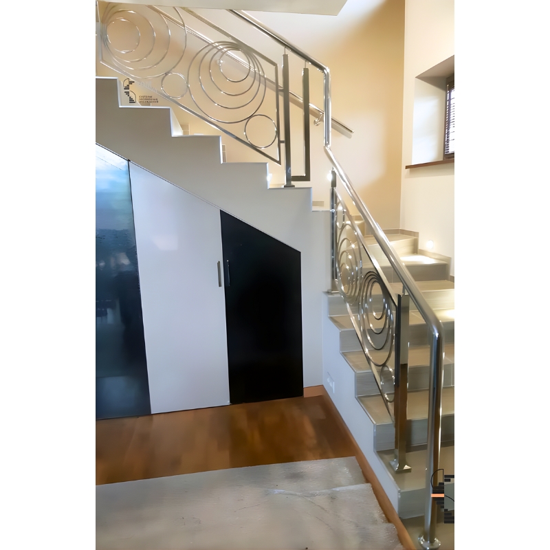 lan can cầu thang inox nvp02