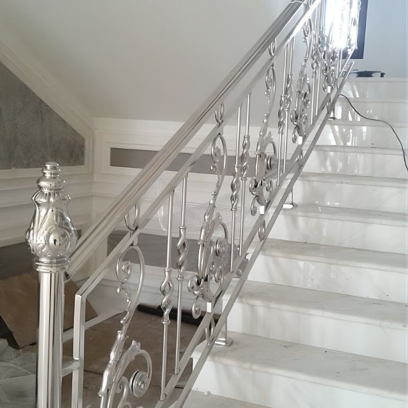 lan can cầu thang inox nvp02