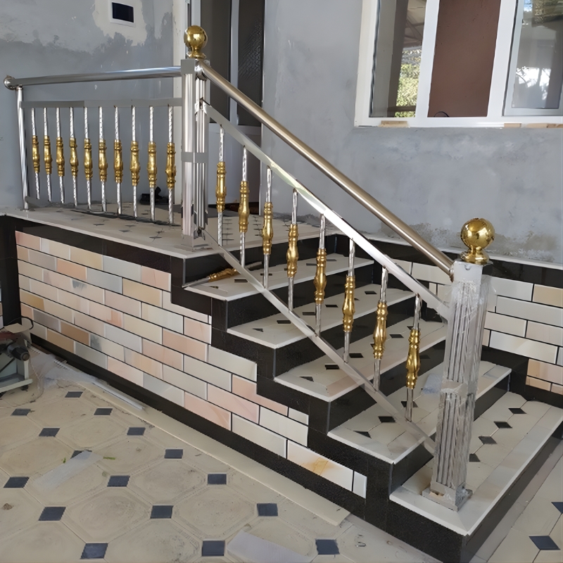 lan can cầu thang inox NVP