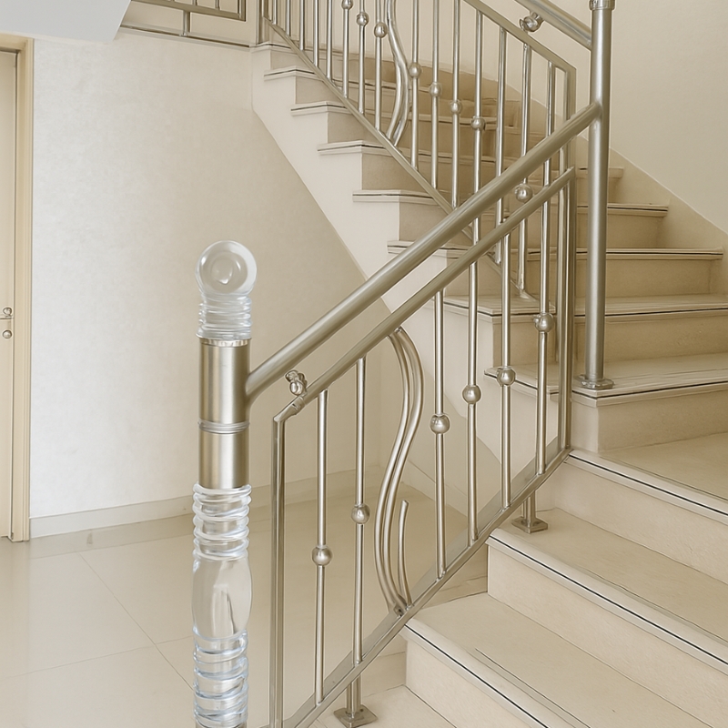 lan can cầu thang inox nvp02