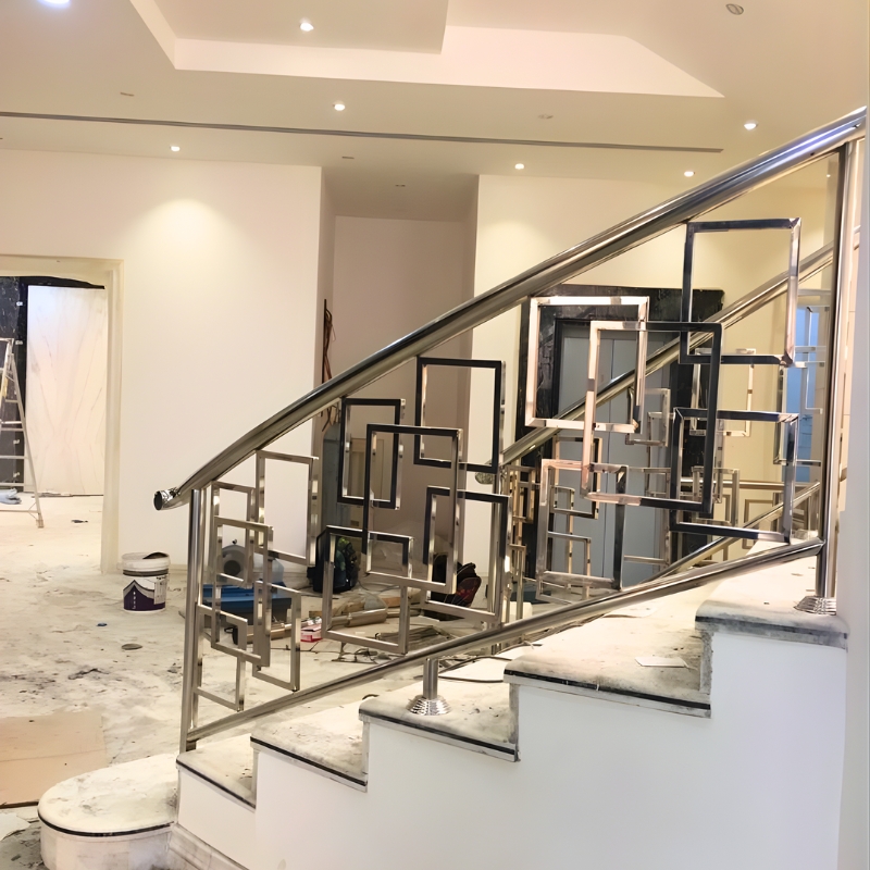 lan can cầu thang inox NVP