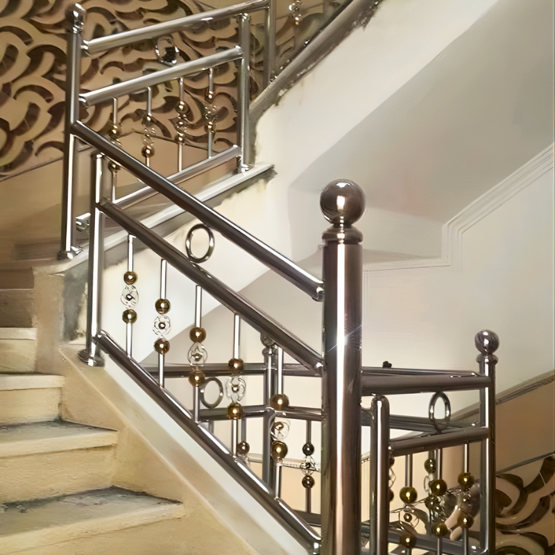 lan can cầu thang inox NVP