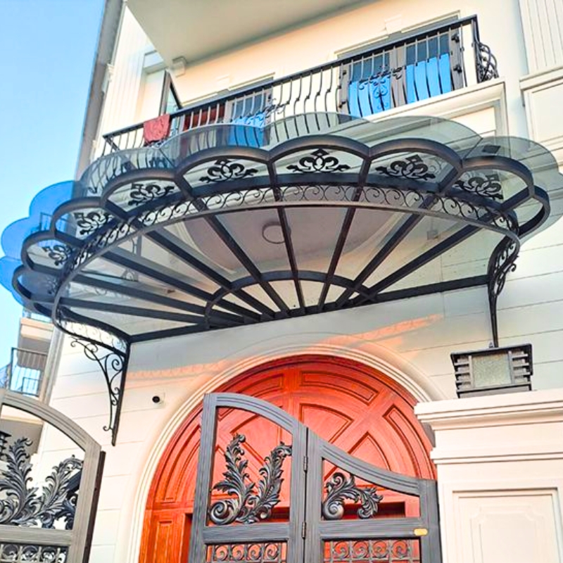 Mái sảnh sắt mỹ thuật NVP 01