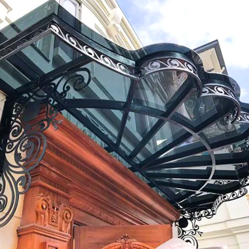 Mái sảnh sắt mỹ thuật NVP 01